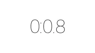 This video is 0.8 second long