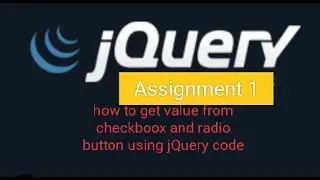 how to get value from radio button and checkbox using jQuery?
