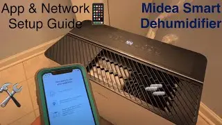 Midea Dehumidifier MAD50PS1AWT App and Network Setup