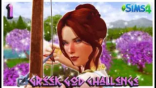 The Sims 4: The Greek God Challenge (Artemis)||Ep.1: Humble Beginnings!
