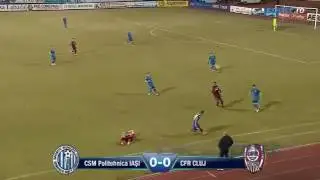 CSM Iasi - CFR Cluj 1-2 CFR a salvat cele 3 puncte in ultimele secunde!