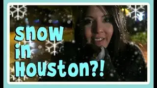 SNOW IN HOUSTON?!! snow day 2017