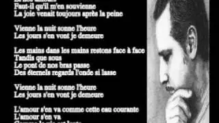 Le Pont Mirabeau - Marc Lavoine