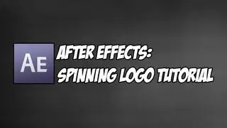 Adobe After Effects CS6 - 3D Spinning logo tutorial
