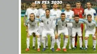 Como se verían los futbolistas de la selección uruguaya en pes 2020