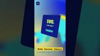 How to render .SVG (not .Json) with After Effects and Bodymovin