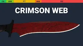 Classic Knife Crimson Web - Skin Float And Wear Preview