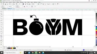 Creative BOOM Logo Design in CorelDRAW X7 | Unique Typography Logo | Creative Chirag