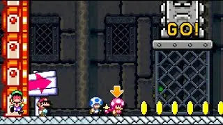 Super Mario Maker 2 - Multiplayer versus gameplay 62