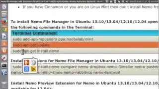 Nemo file Manager with Extensions for Ubuntu 13.10_13.04_12.10_12.04_other Ubuntu derivatives (Updat