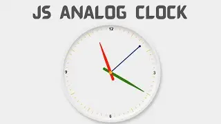 Analog Clock With Html Css and Javascript