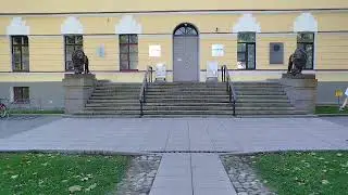 львы у музея заповедника