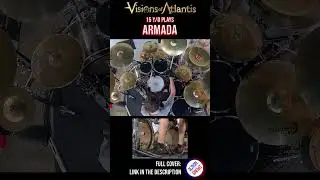 VISIONS OF ATLANTIS | ARMADA | DRUM COVER | Bosphorus Cymbals #shorts #02