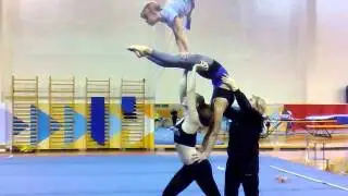 Our girls are trying a new acrobatic element. By the way good at it. adore this element