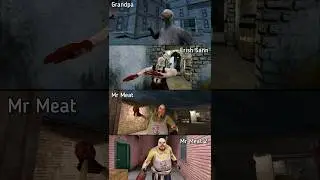 Grandpa In Granny 3 Vs Erish Sann Vs Mr Meat Vs Mr Meat 2 | Jumpscare Battle