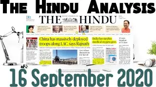 16 September 2020 The Hindu Newspaper