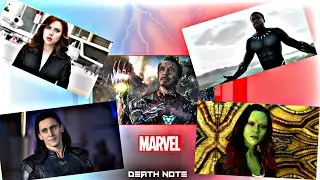Marvel EDIT 😈😈 Death Note