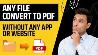 How To Convert Image To PDF Without App In Mobile 2022 | Photo to PDF