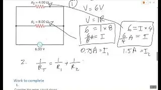 Parallel and Series Resistors Simple Examples (Physics)