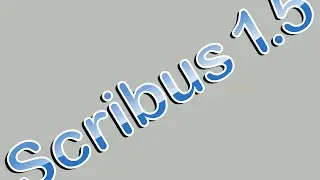 Scribus 1.5 - Text convert to outline
