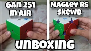 GAN 251 M AIR + MOYU RS MAGLEV SKEWB || Rubik’s Cube Unboxing