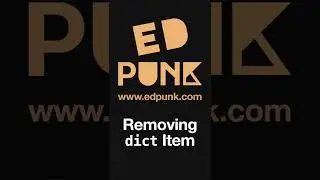 [Day 76] How to Remove Key:Value Pairs from a Dictionary in Python | Dark Mode 