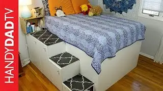 IKEA Hack Platform Bed - Freestanding Version