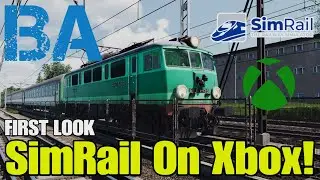 SimRail On XBOX SERIES X - First Look Of This TRAIN/RAILWAY SIMULATOR