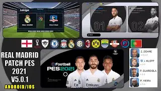 REAL MADRID PATCH PES 2021 MOBILE V5.0.1 BY IDSPHONE