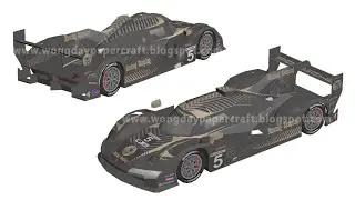 Porsche 963 Papercraft