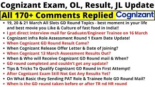 Cognizant GenC - Infrastructure Services, PAT, Infra, Graduates & Engineer Trainee All Imp. Queries🔥