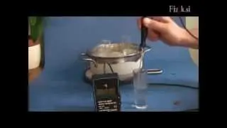 Under-cooled water - Science experiment