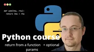 How YOU can create #functions that returns and #optional #parameters #python #pythonprogramming