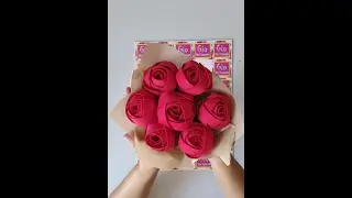como hacer una rosa de fomi 