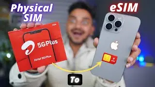 How to Convert Airtel Physical SIM to eSIM for Free at Home | Step-by-Step Guide (2025)