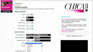 Proceso de Inscripción para Chica E! Venezuela 2010