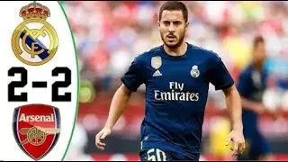 ملخص كامل اهداف مباراة ريال مدريد 2_2 و ارسنال + ركلات الترجيح وحالتين طرد وتألق بيل