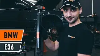Hoe een schokdemper achteraan vervangen op een BMW E36 [HANDLEIDING AUTODOC]