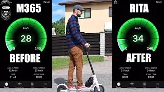 Xiaomi M365 RITA upgrade, first on-ride impressions