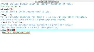 Learn how to Print time, hours ,minutes and seconds using C
