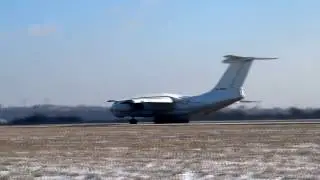 Взлет Ил-76 Ростов-на-Дону