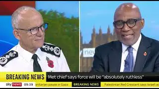Commissioner Sir Mark Rowley | Sunday Morning with Trevor Phillips | Sky News | Sunday 29 Oct 2023