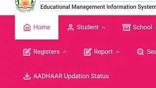 How to identify Aadhar updation status? Aadhar date of birth not updated students list in emis