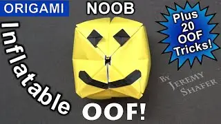 Inflatable Noob + 20 Amazing OOF Tricks! - Roblox Origami