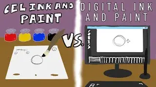 Did Cel Ink and Paint Have Advantages Over Digital Ink and Paint?