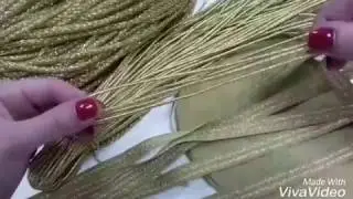 Sewing accessories. Lurex Gold 2019. Швейная фурнитура. Люрекс золото 2019