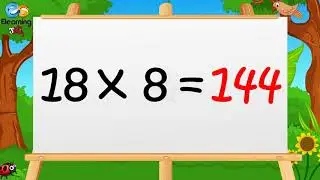 Learn Multiplication Table of Eighteen 18 x 1 = 18 - 18 Times Tables