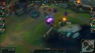 Syndra 1v3 Outplay