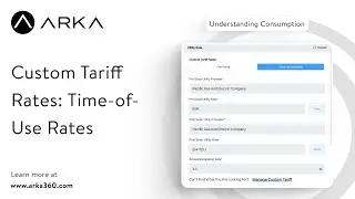 Custom Tariff Rates  Time of Use Rates