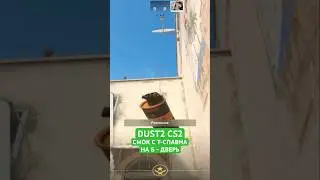 DUST2 CS2 SMOKE WITH T-JOINT ON B-DOOR | BREAKING OF SMOKE DUST2 CS2 SMOKE B DOOR 